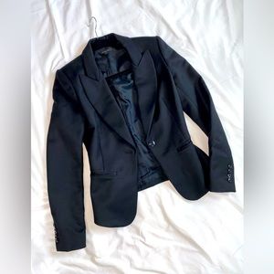 Rachel Zoe High Hip Blazer with Cinched Waist